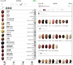 iOSアプリ「日本の豆」をリリース
